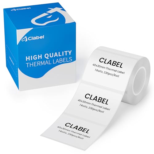 Étiquettes thermiques CLABEL pour étiqueteuse 220B idéales en cuisine et rangement