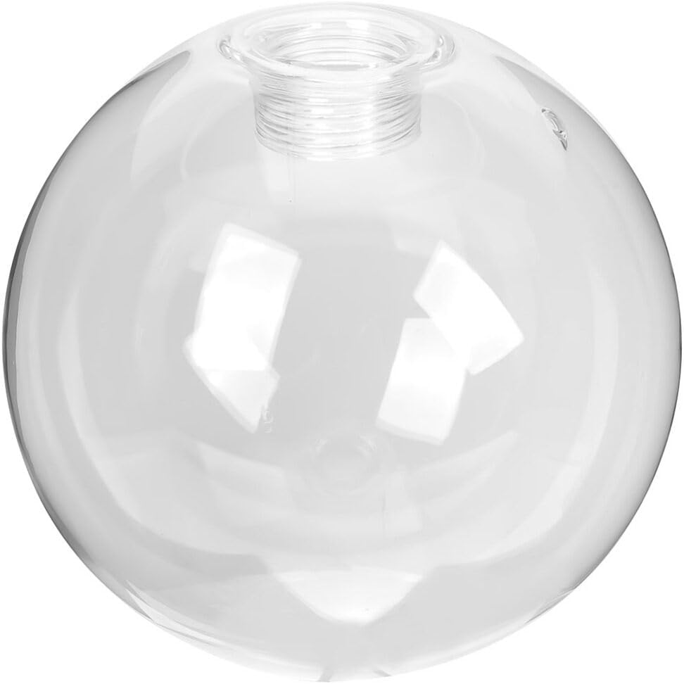 NUOBESTY Clear Glass Lampshade for G9 Socket 4.72 Inch Transparent Globe Ceiling Lamp Cover Replacement Light Shade for Home and Pendant Lighting
