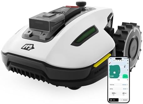 MAMMOTION YUKA Mini Robotic Lawnmower without Boundary Cable, Net...