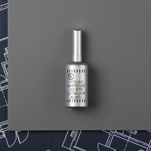 Image of Morris 90985 Morris Products 90985 Offset Solid Pin Terminal Connector, Compression Connector Type, 2 /0 To #1 Wire Range