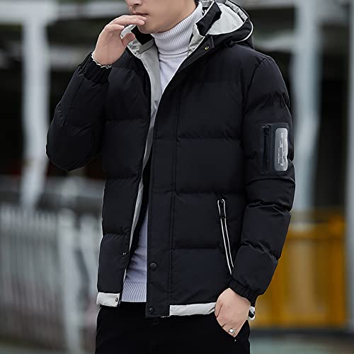 Ymosrh Winter Coats for Men Casual Zipper Pocket Down Jacket Plus Thickened Coat Jacket Tops Mens Fashion Jackets2