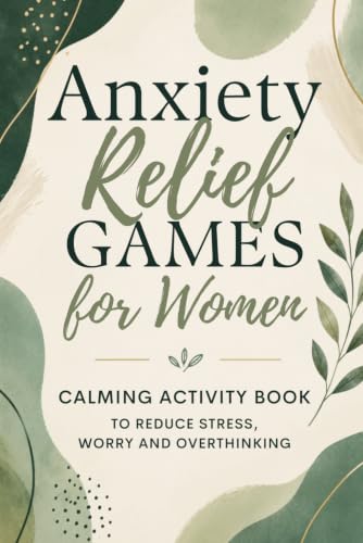 Anxiety Relief Games for Women: Calming Activity Book to Reduce Stress, Worry and Overthinking | Puzzles, Creative Prompts and Journaling | Thoughtful Gift for Adult Women image 2