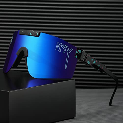 Sgumsy Polarized Cycling Glasses Sports Sunglasses Biking Goggles For Running Hiking Golf Fishing Driving（S5） #TOP2