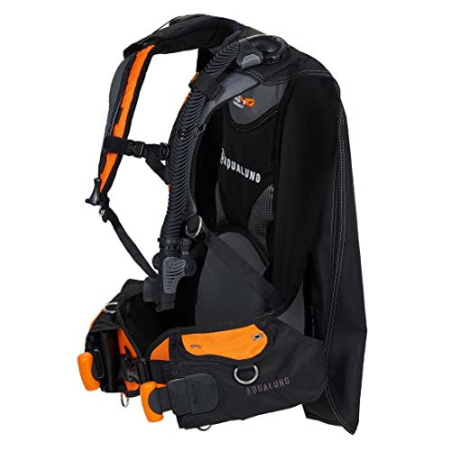 AQUALUNG Pro HD Compact BCD (X-Large / 2X-Large), Gray, Orange