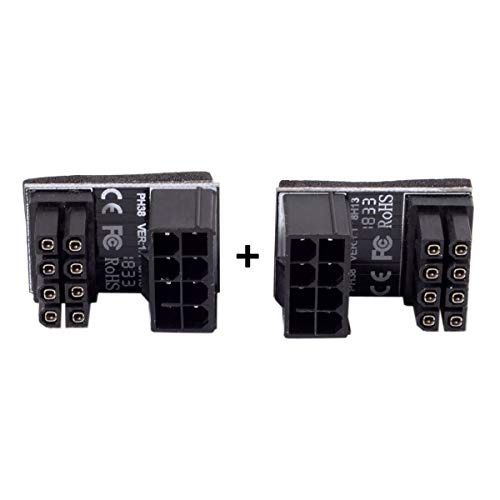Cablecc FBA-PW-009 Atx 8Pin Female To 8Pin Male 180 Degree Angledpower Adapter thumb #4