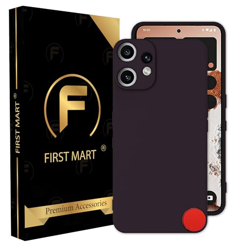 Image of FIRST MART Matte Silicone Back Cover for Nothing Phone CMF 2 Pro - Purple