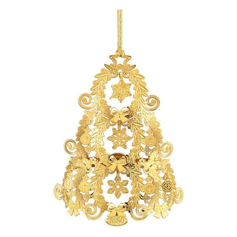 2024 Annual Gold Christmas Ornament - Collectible Ornament - Gold Ornament 11604-0031 Cover