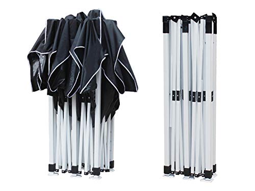 Image of Invezo Outdoor Gazebo Canopy Tent 10 x 20 feet (Black, Premium (47 KGS))