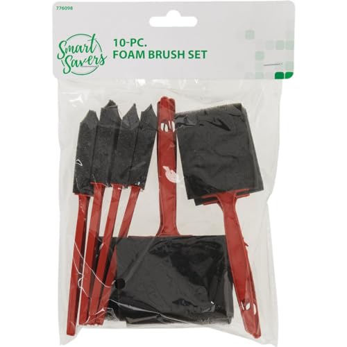 10-Piece Foam Brush - Smart Savers