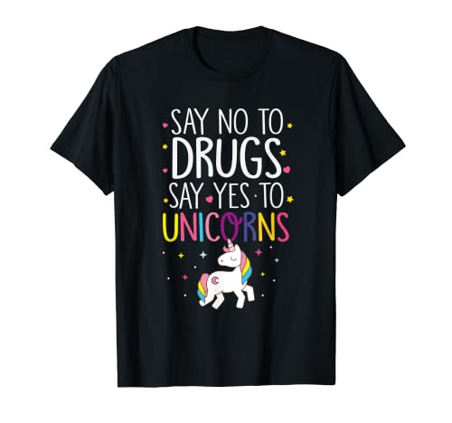 Camisa anti de la droga para el regalo anti de la camiseta de la conciencia de las drogas de Camiseta