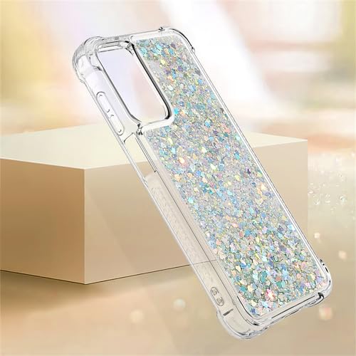 Coque Galaxy A16 motif sable mouvant argenté anti-rayure et antichoc