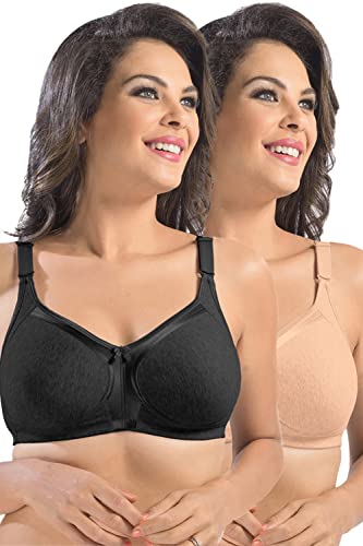 Image of SONARI Zoya Women's Non Padded Full Coverage Bra Pack of 2
