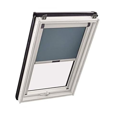 Komplettpaket Sunblock Roto Dachfenster aus Kunststoff inkl. Verdunkelungsrollo V06 (Eindeckrahmen: ZIE, 114 x 118) Cover