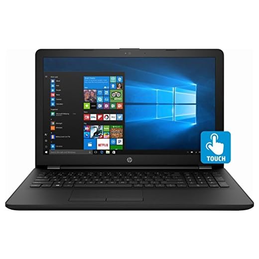 2018 HP 15.6" Touch Screen Laptop with Intel Core i3 Processor, 8GB RAM, 1TB Hard Drive, HDMI, USB 3.1, Bluetooth, Windows 10 - Jet black
