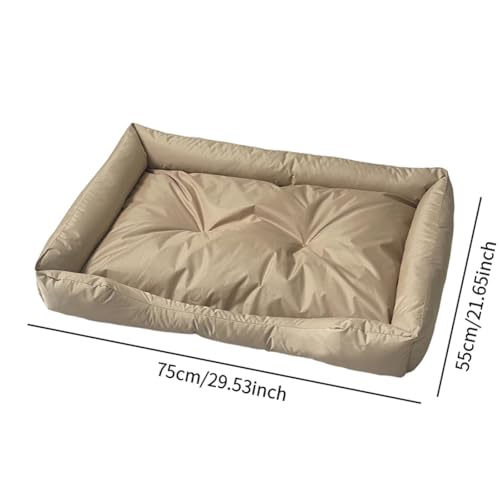 Tapis de cage pour chiot haut de gamme imperméable teinte or