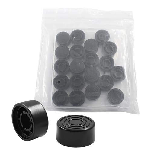 Jiozermi 20Pcs Guitar Effect Pedal Footswitch Toppers, Plastic Pedal Nail Caps Guitar Pedals...