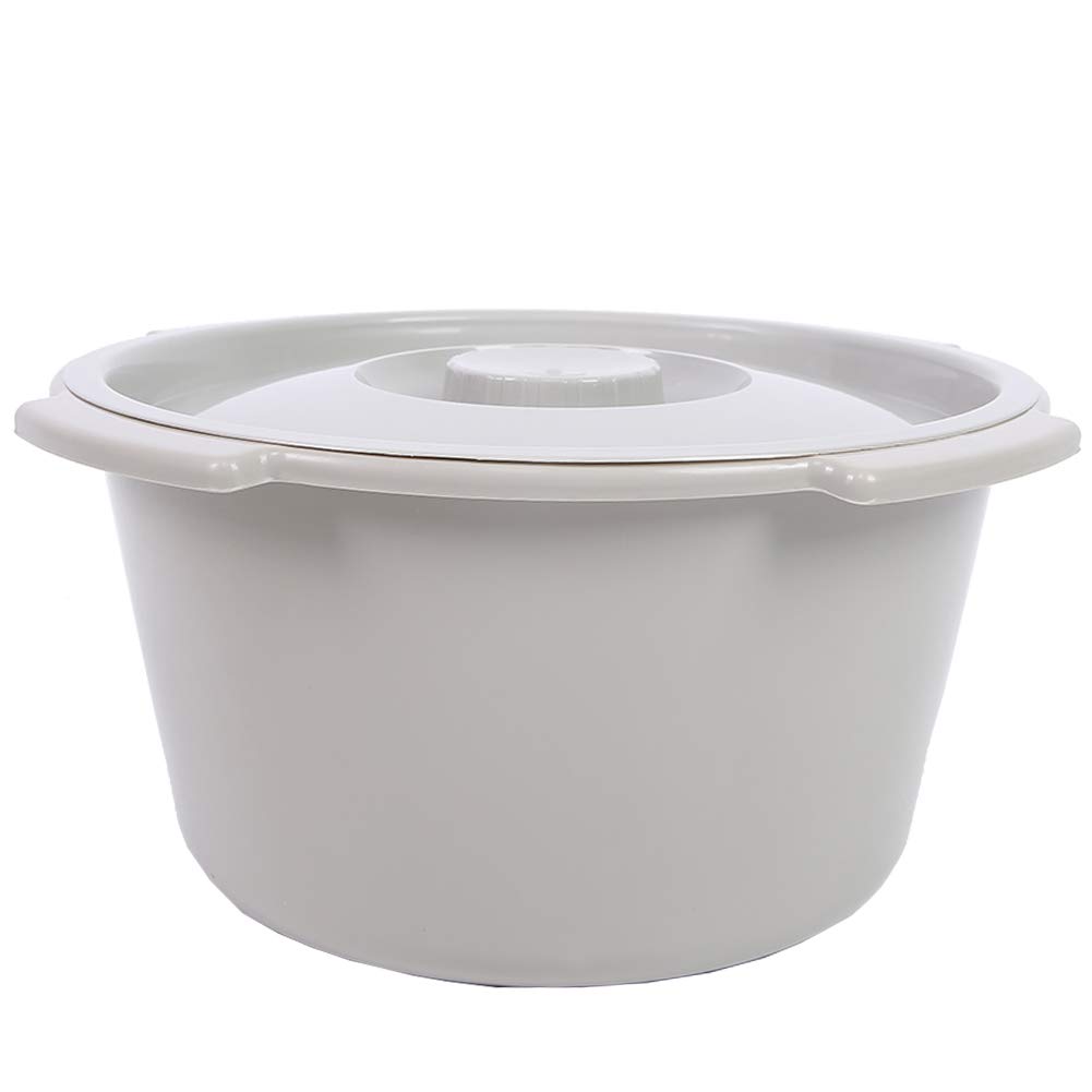 Commode Bucket, Universal Commode Pail Portable Thickening Commode Pail Toilet Chair Bucket with Cover for Elderly Maternal