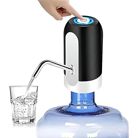 Electric Water Dispenser for 2-5 Gallon Bottles, Automatic Pump Dispenser, White and Black, USB-Powered, Easy Installation-image-22