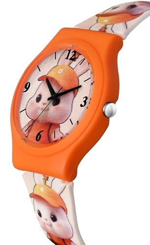 Image of Acnos Character Kid's Happy Colorful Water-Resistant Durable Watch for Boys Kids Boy with Fun Designs Adjustable Strap Positive Messages Watch for Kids