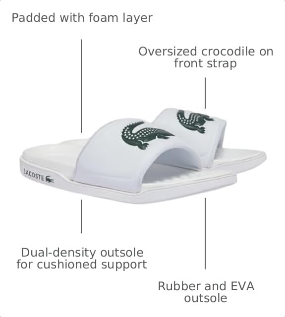 Image of Lacoste Men's Serve Slide Dual Sandal