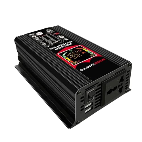 Inversor de potencia de 6000W de 12V a 110V para conectar tus electrodomésticos en la ruta