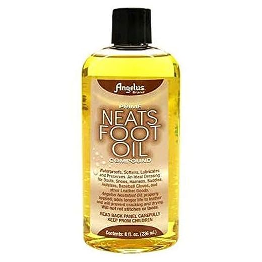 Angelus Brand Prime Neatsfoot Oil Compound Shoes Boots Leather Waterproof Softener Protector Conditioner 8 oz