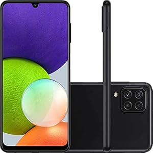Smartphone Samsung Galaxy A22 128 GB - Preto, 4G, Câmera Quadrupla 48MP + Selfie 13MP, RAM 4GB, Tela 6.4" - 2 41VPw0vihbL. SS300