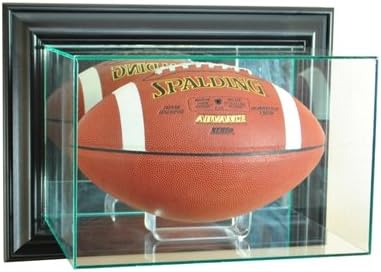 Perfect Cases WMFB-B Wall Mounted Football Display case, Black