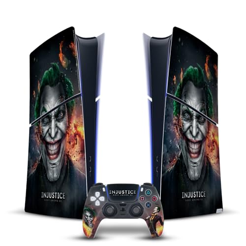 Skin Joker PS5 Slim vinyle Injustice pour transformer l'ambiance de votre salon gaming