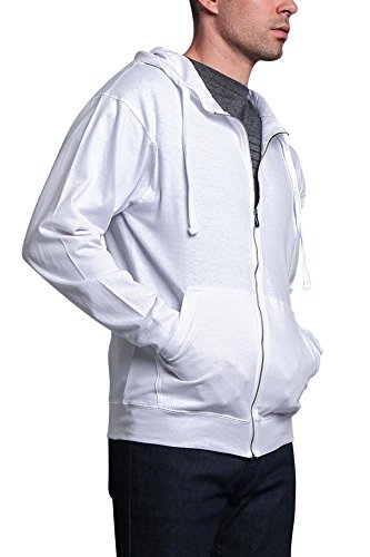G-Style USA Lightweight 6oz Zip-Up Jersey Hoodie4