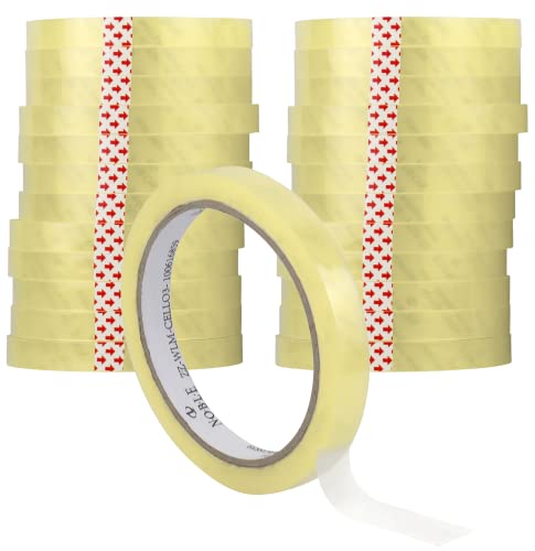 Ruban adhésif cellophane jaune transparent pour réparer les livres et sécuriser les colis