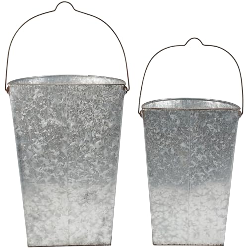 Primitives-by-Kathy-Wall-Bucket-Set-Winter-Farm Primitives by Kathy Wall Bucket Set Winter Farm