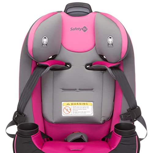 Safety 1St Crosstown All-In-One Convertible Car Seat, Rear-Facing 5-40 Pounds, Forward-Facing 22-65 Pounds, And Belt-Positioning Booster 40-100 Pounds, Tickled Pink #TOP3