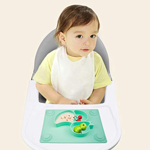 Baby Piatto ， silicone antiscivolo Baby Set Tavolo...
