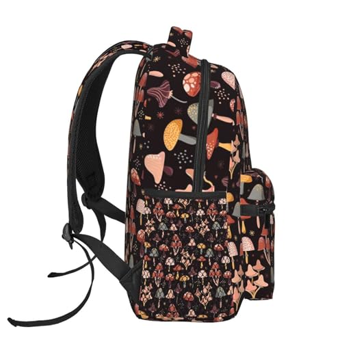 Mushrooms Backpack Lightweight Travel Casual Bags Large Capacity Travel Daypack Bag3