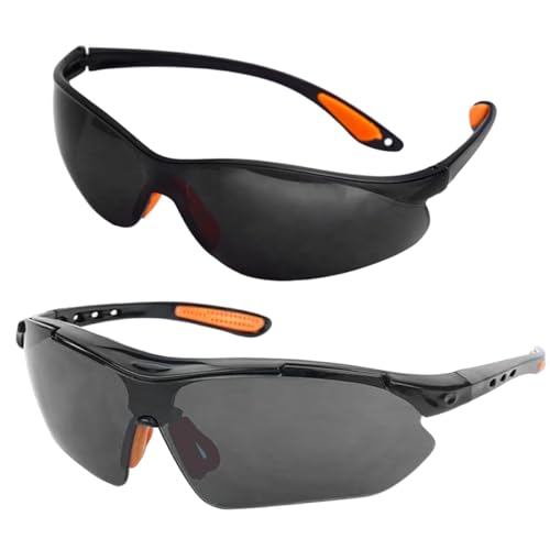 DtgEcd 2 Pairs Safety Glasses, Safety Glasses For Work, Safety