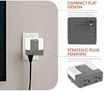 GIDEON Refrigerator Surge Protector, 2-Outlet Multi-Function Plug with Protection, Heavy Duty Appliance Voltage & Surge Protector for Refrigerator, Air Conditioner, Washing Machine, 15A 525J 1800W