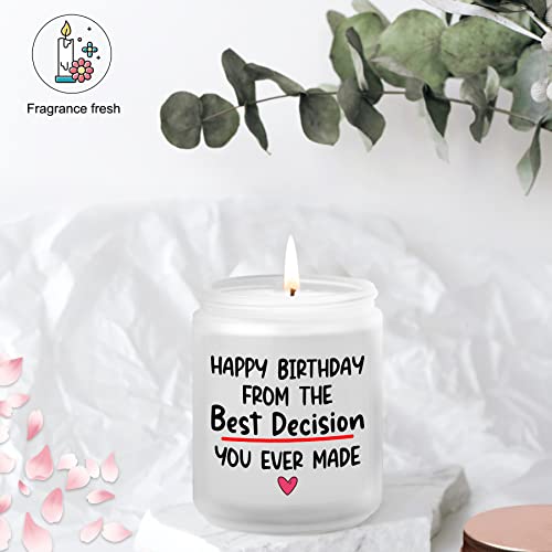 Birthday Gifts For Wife From Husband- Happy Birthday Gift Ideas For Her Him- Funny Women Birthday Gifts For Girlfriend From Boyfriend - Lavander Scented Candles #TOP6