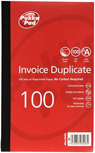 Pukka Pad NCR Sales Invoice Duplicate Book – 50 Sets (137 X 203mm)