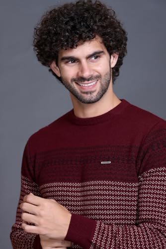 Image of GODFREY Full Sleeve Woolen Sweater for Man Winter Wear - Round Neck Pullover Regular Fit