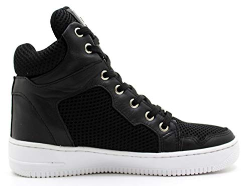 Tenis Botinhas Cano Alto Top Fitness Preto/Branco Tamanho:40