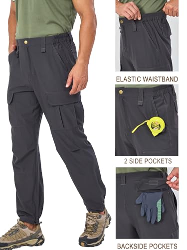 Hiking Pants Men Quick Dry Tactical Pants Lightweight Stretch Cargo Work Hiking Outdoor Fishing Travel Pants3