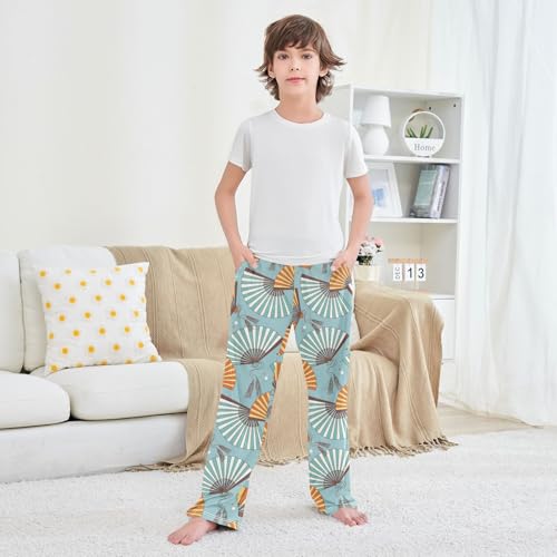 Fans Asian Traditional Boys Pants for Kids Jogger Pants with Pockets S-XL 6