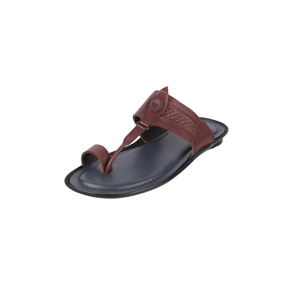 metro Men Synthetic Leather Kolhapuri Chappal-picture-10