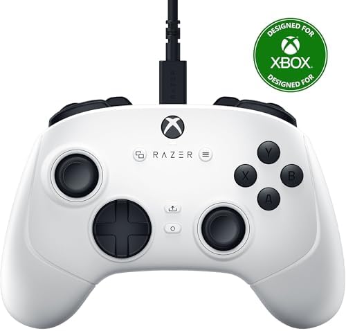 Razer Wolverine V3 Tournament Edition Wired Gaming Controller, White