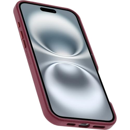 Image of OtterBox iPhone 16 Plus Symmetry Series Cactus Leather for MagSafe - Foxberry Pink