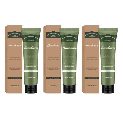 DincherBel Niacinamide 5% Hand Cream with Vitamin C - Deeply Hydrating Moisturizer for Dry Skin, Luxury Perfume Scented Non-Greasy Cream with Shea Butter Oil - 7.92 fl oz