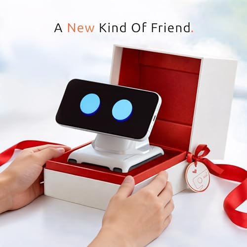 LOOI Robot-Starlight White AI Desktop Companion with Visual Understanding (Objects, People and Scenes), ChatGPT Voice Interaction, Memory, Personality, Gesture and Face Control, 10W - 1