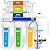 Express Water RODI10D Reverse Osmosis Deionization Water Filtration System – 6 Stage RO Water Filter with Faucet and Tank – Under Sink Water Filter – 100 GPD