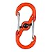 NITE IZE LSBPM-19T-2R3 S Biner MicroLock Polycarbonate (2 Pack), Orange